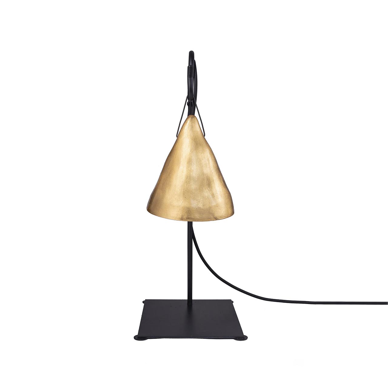 Lámpara Ruca Base Fierro Velador (50cms de alto)