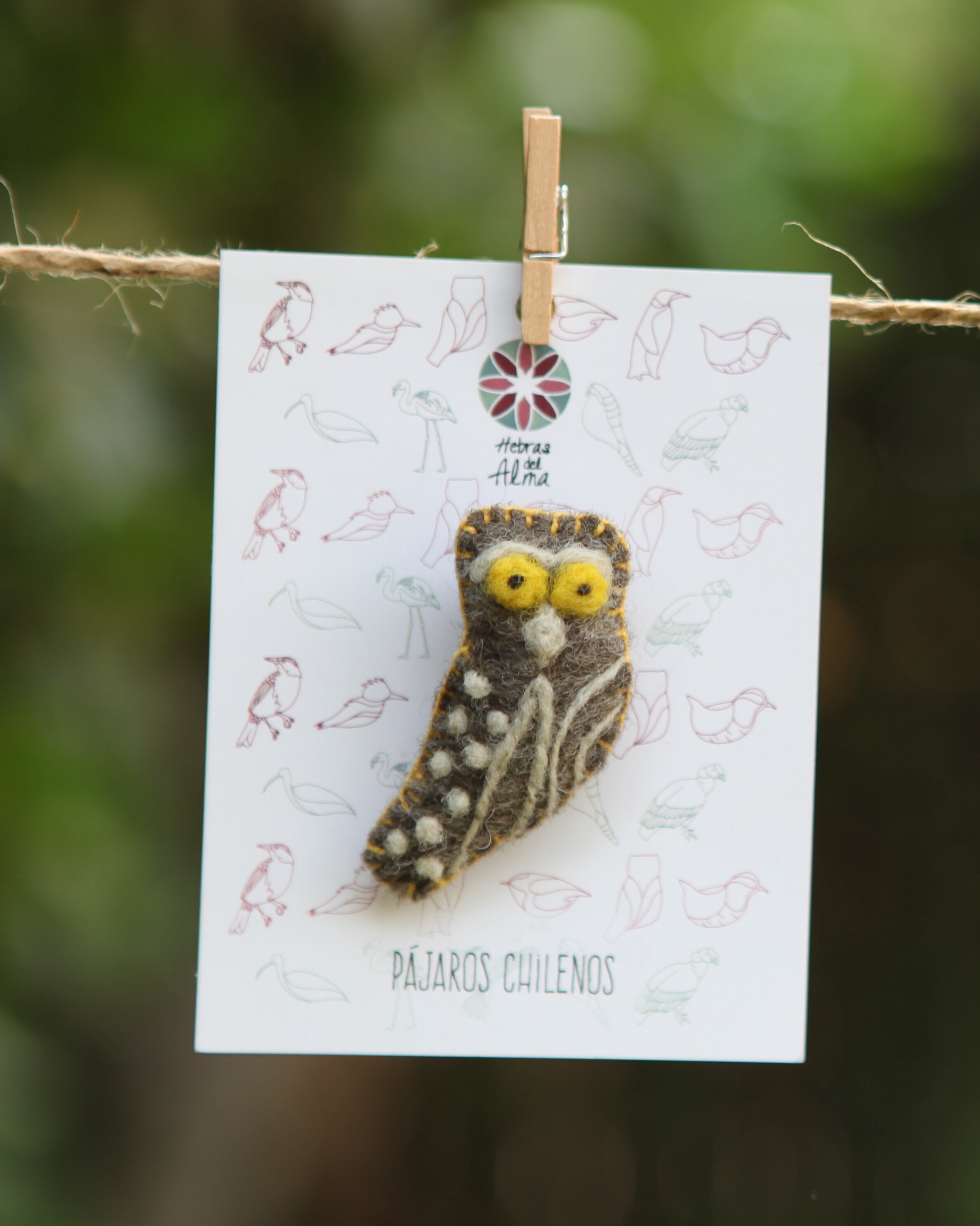 Pajarito Pin Chuncho gris