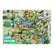 Puzzle Región Metropolitana de Santiago 1000 Piezas