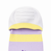 Calcetines Invisibles con Diseño de Flor Morada