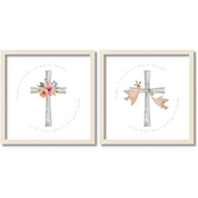 Cuadros Cruz y Oración Con Dios.