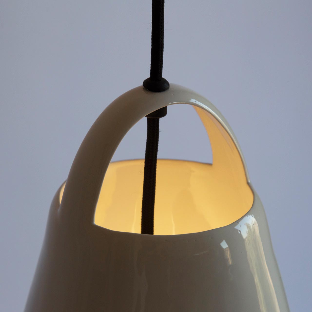 Lámpara Cencerro Cerámica Cielo