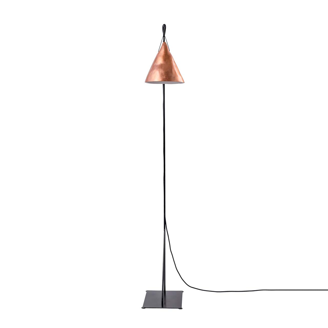 Lámpara Ruca Base Fierro Pie (160cms de alto)