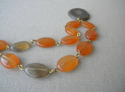 collar largo cornalinas