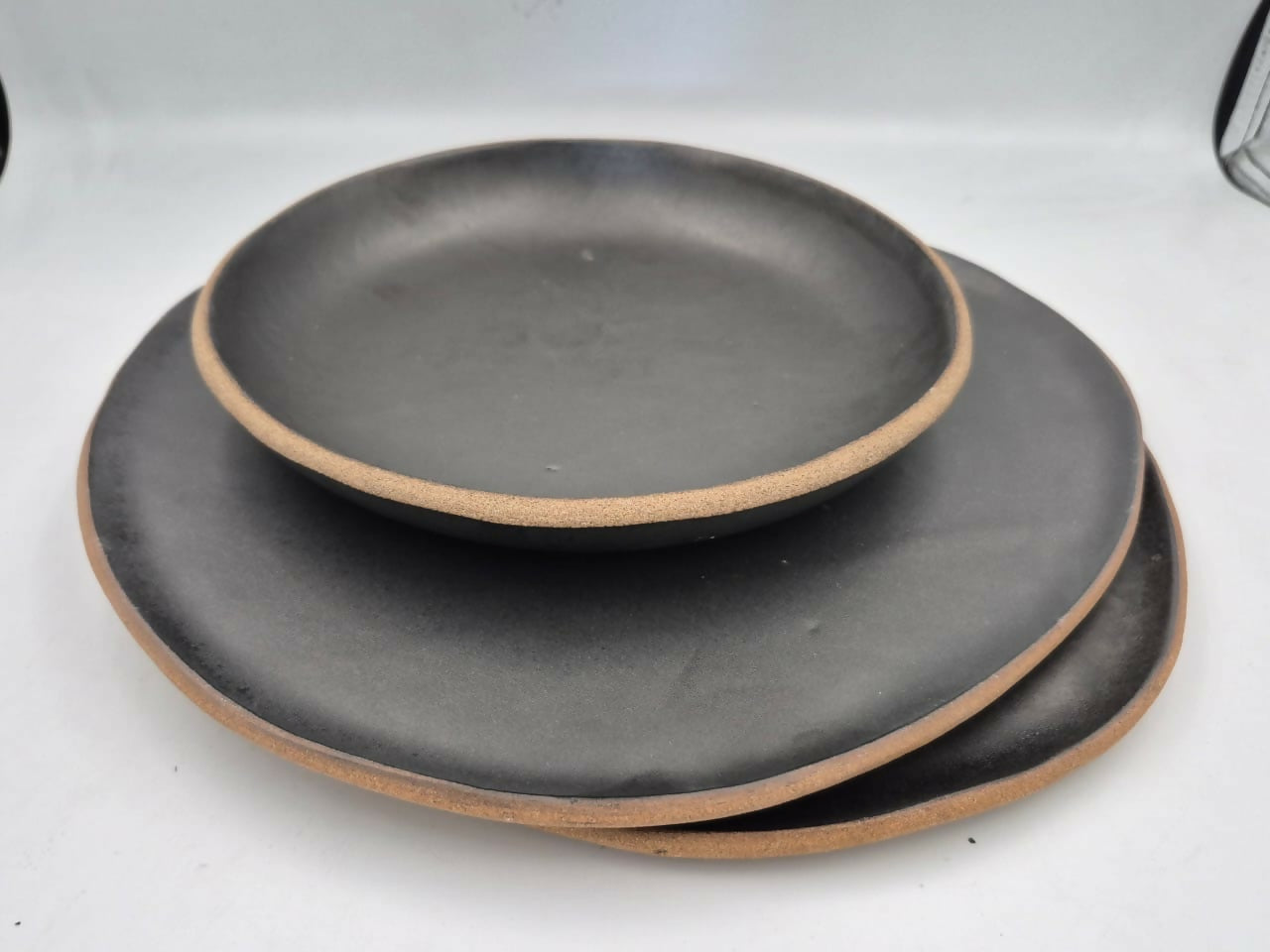 Set 3 platos cerámica gres