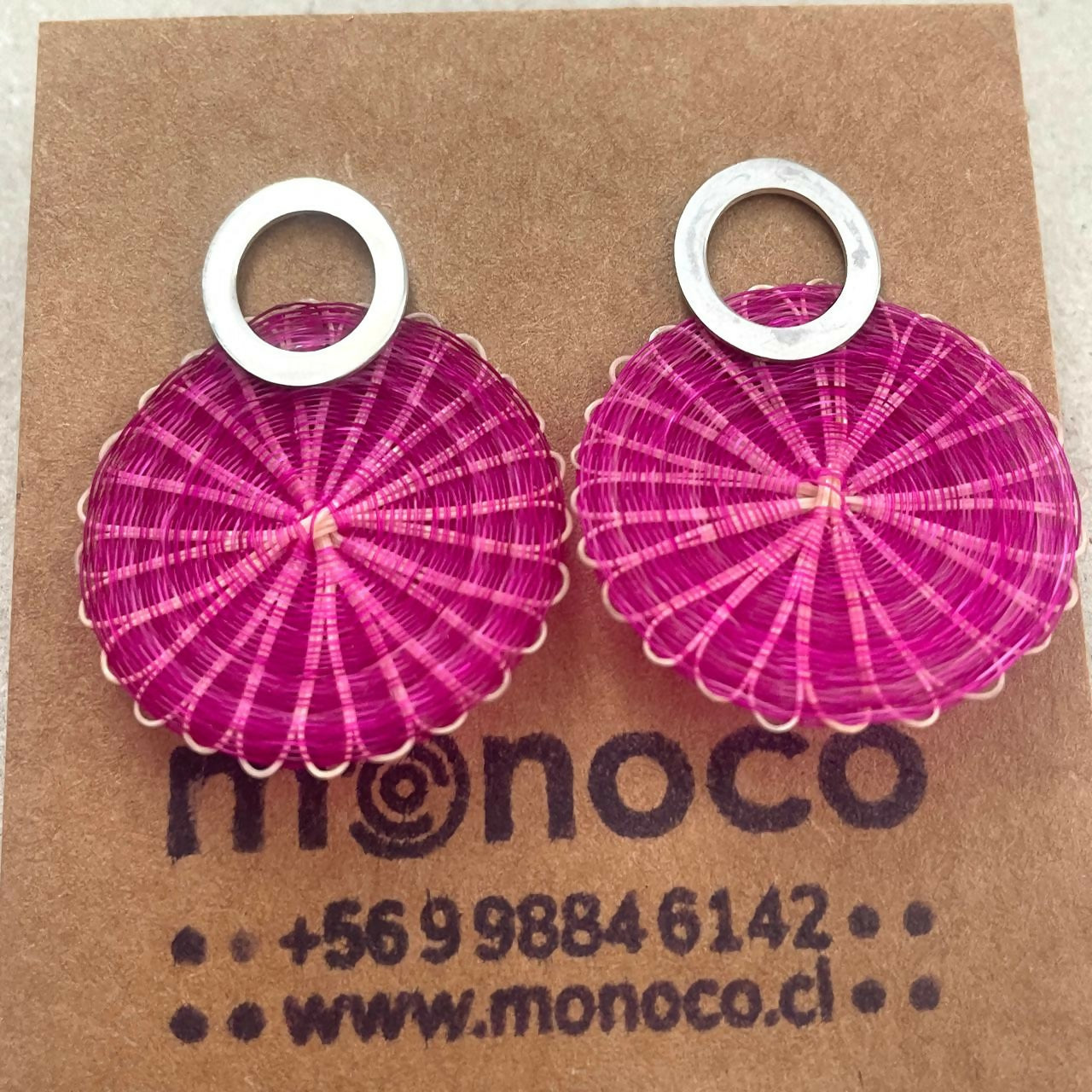 aro disco tope midi crin fucsia (valpo)