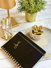 Agenda Anual con Espiral Negra