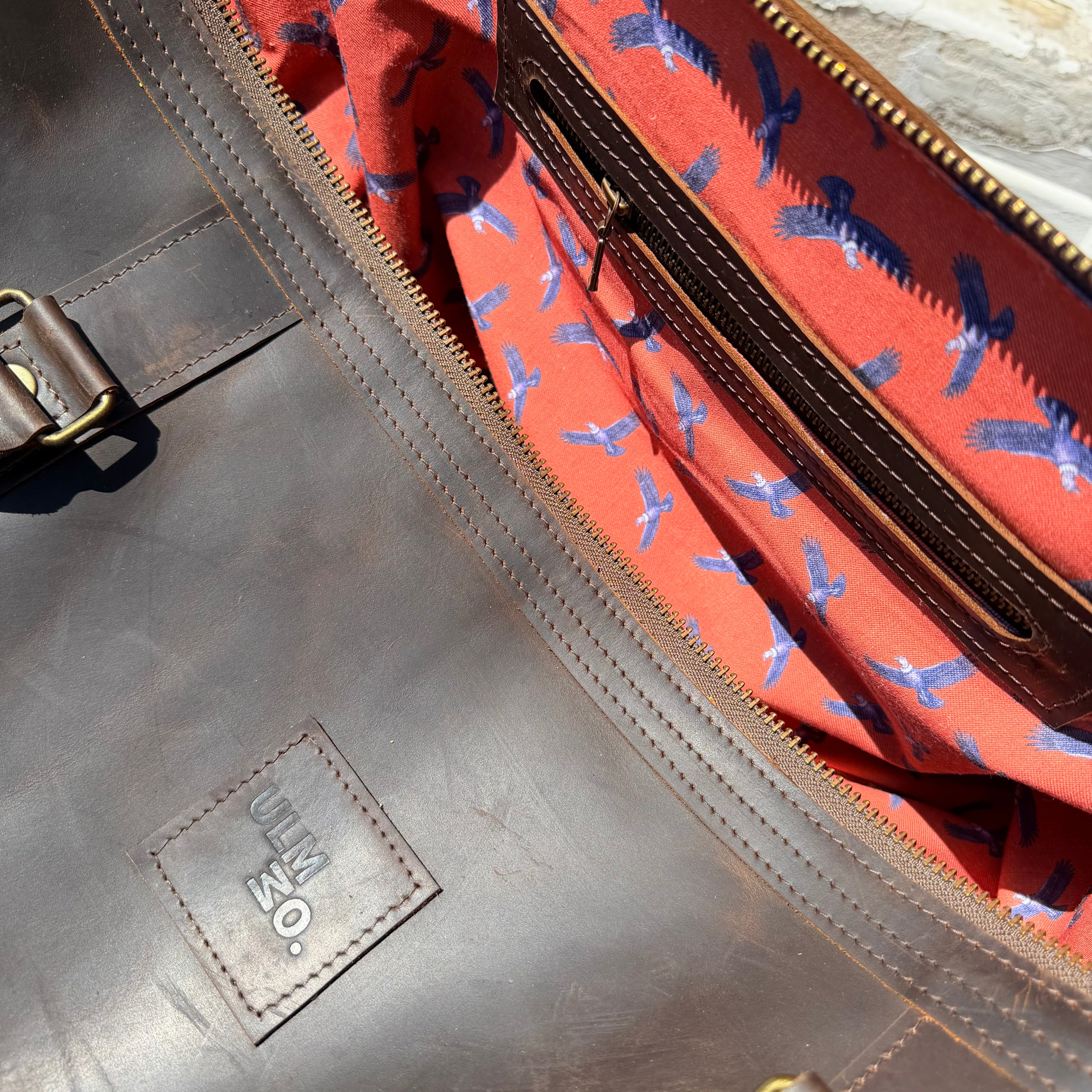 Bolso ULMMO Cuero Café Moro