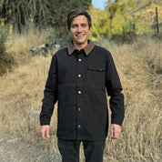 chaqueta canvas negra