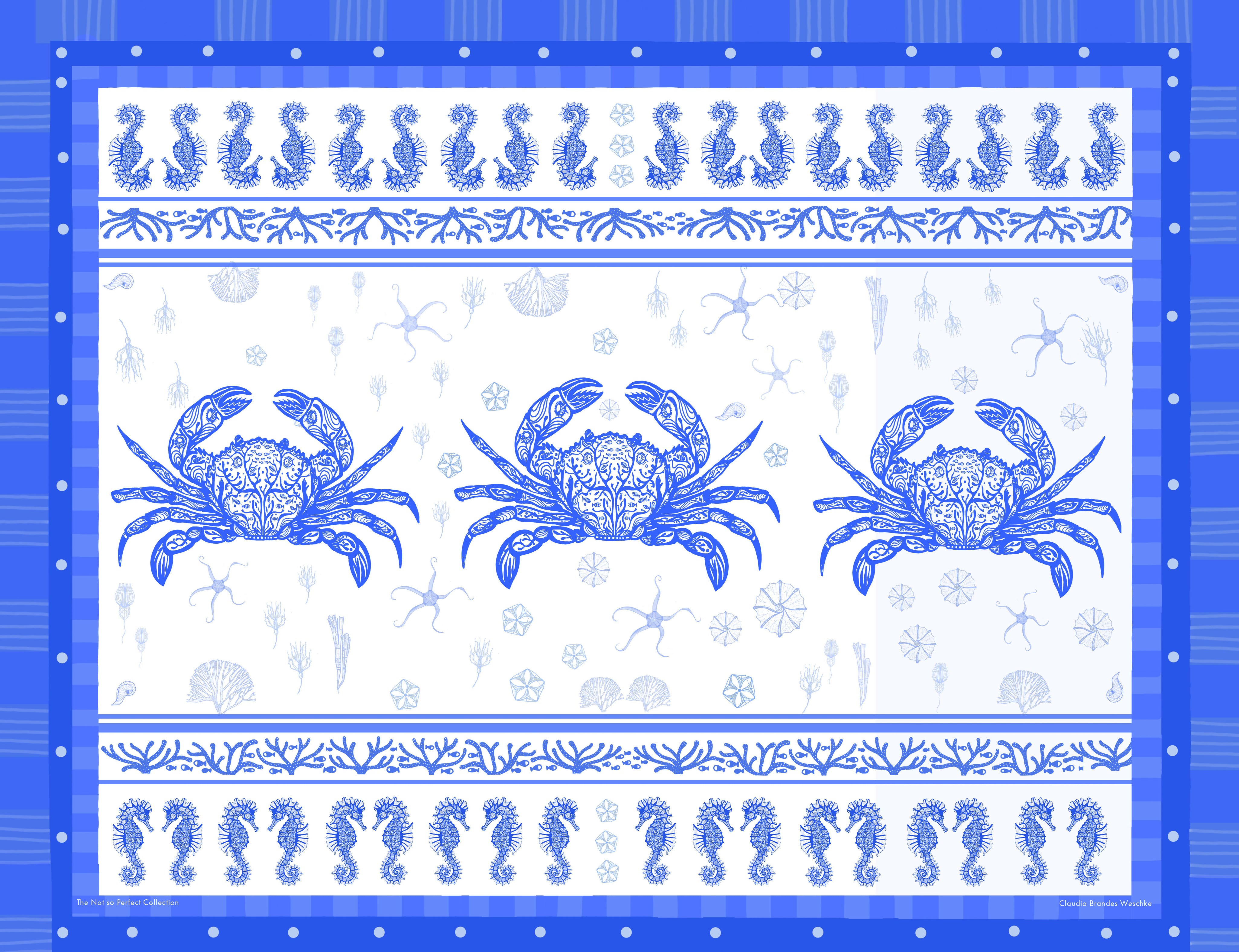 Set 12 individuales de papel MAR