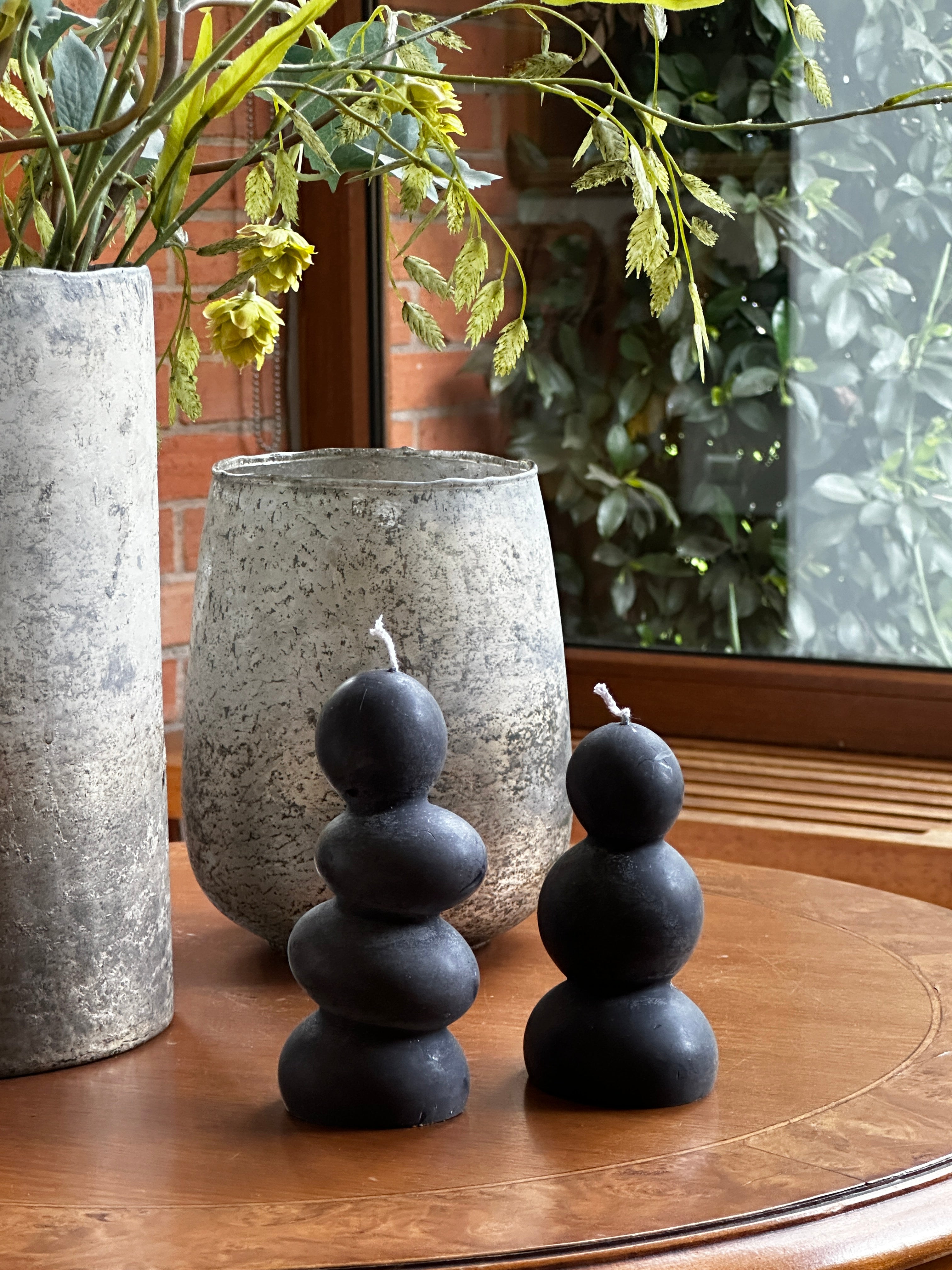 Velas Chanchitos Negros, Set de 2 – Quinchamalí