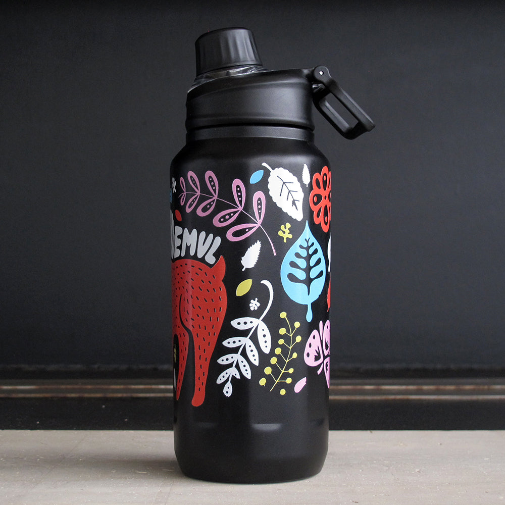 BOTELLA TERMICA ILUSTRADA / HUEMUL 800ML