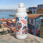BOTELLA TÉRMICA ILUSTRADA /VALPARAÍSO 2