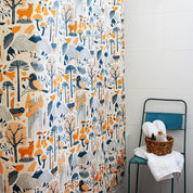 Cortina de baño Bosques del Sur - Naranja - Hued hued