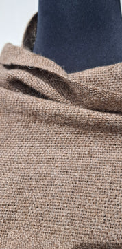 Bufanda alpaca unisex / Rosillo Oscuro - Creado en Chile