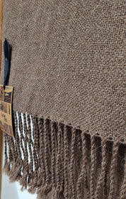 Bufanda alpaca unisex / Rosillo Oscuro - Creado en Chile