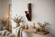 Hand-Carved and Hand-Painted Woodpecker