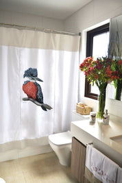 Cortina de baño Martín pescador
