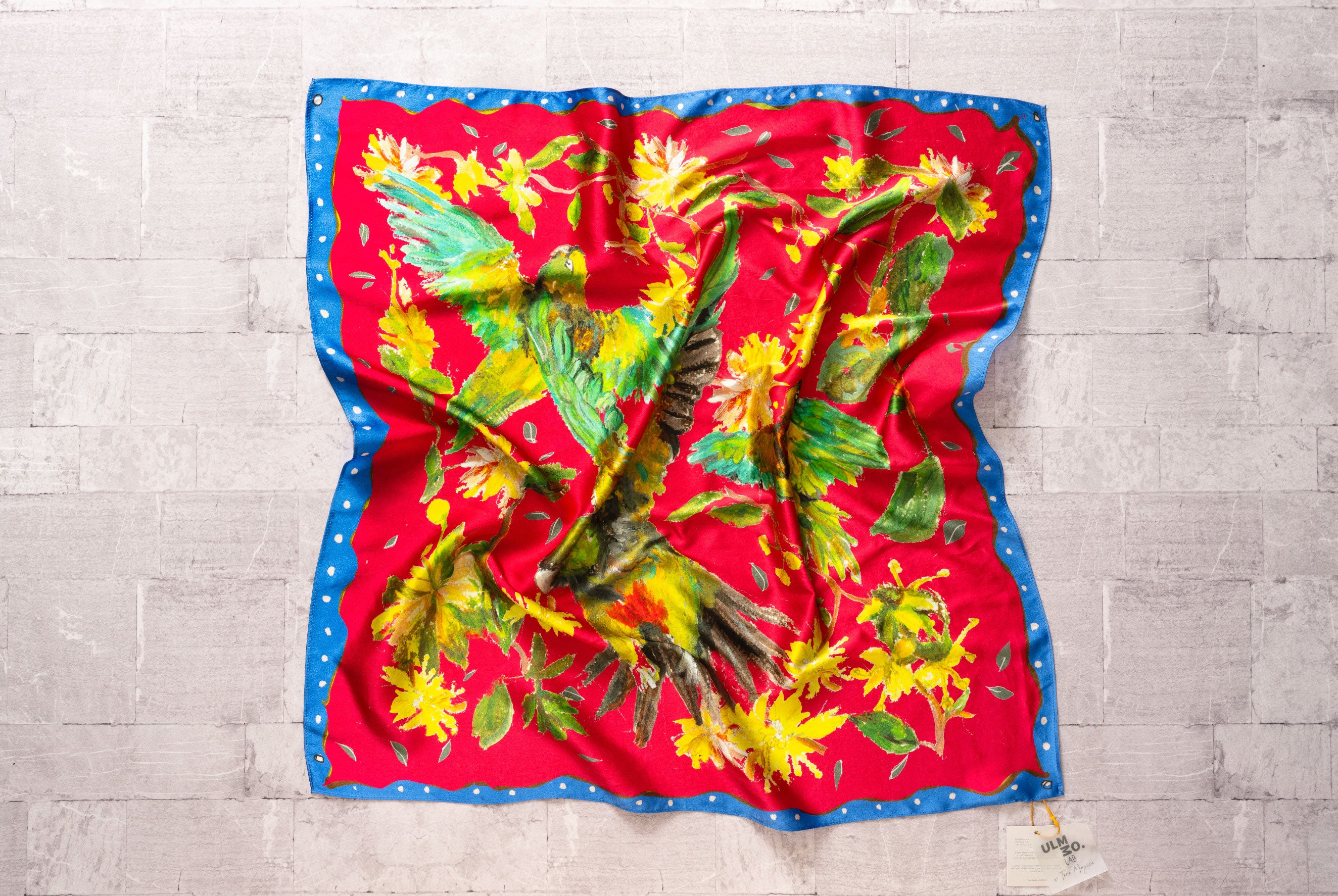 Pañuelo de Seda Tricahue x Tere Mujica