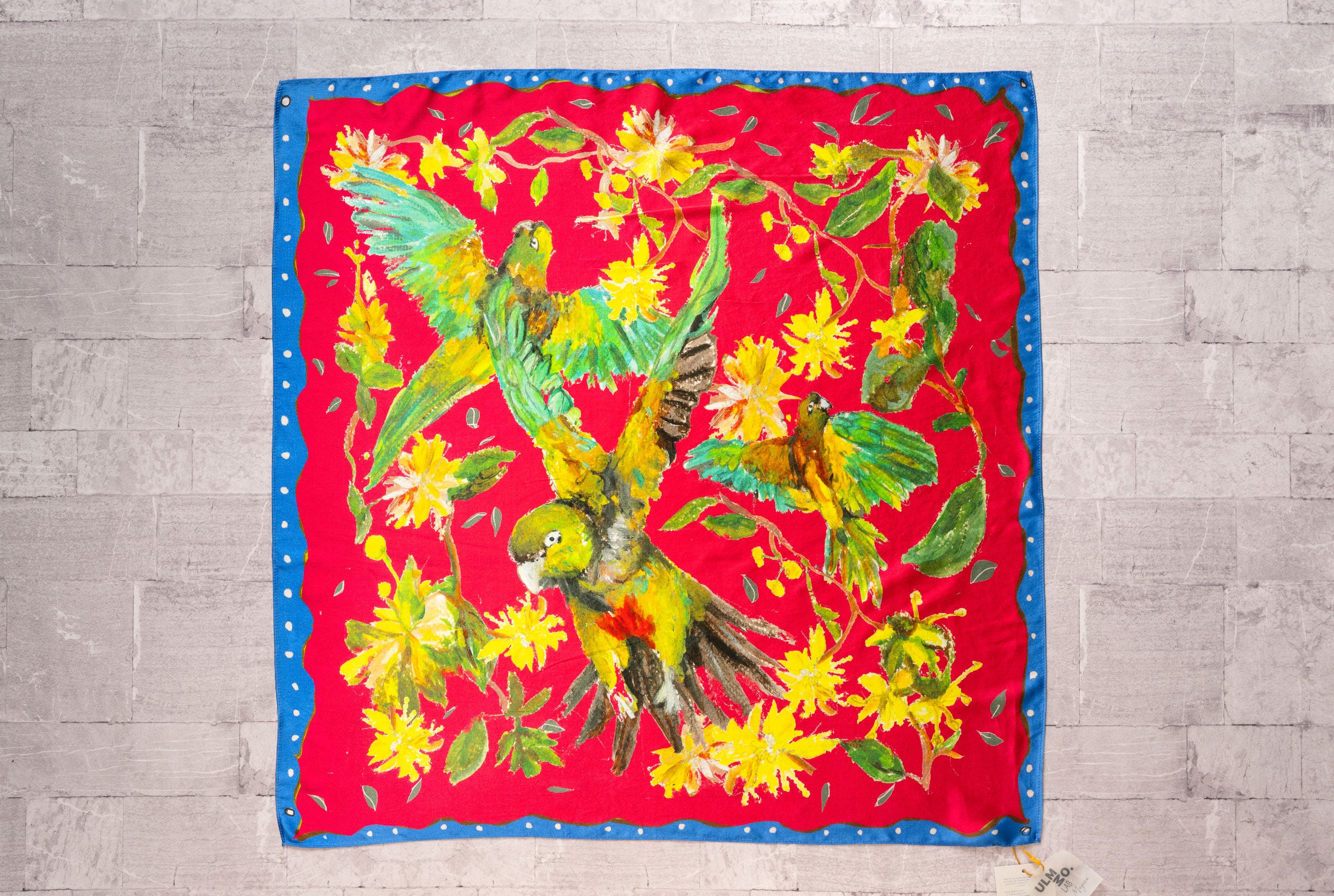 Pañuelo de Seda Tricahue x Tere Mujica
