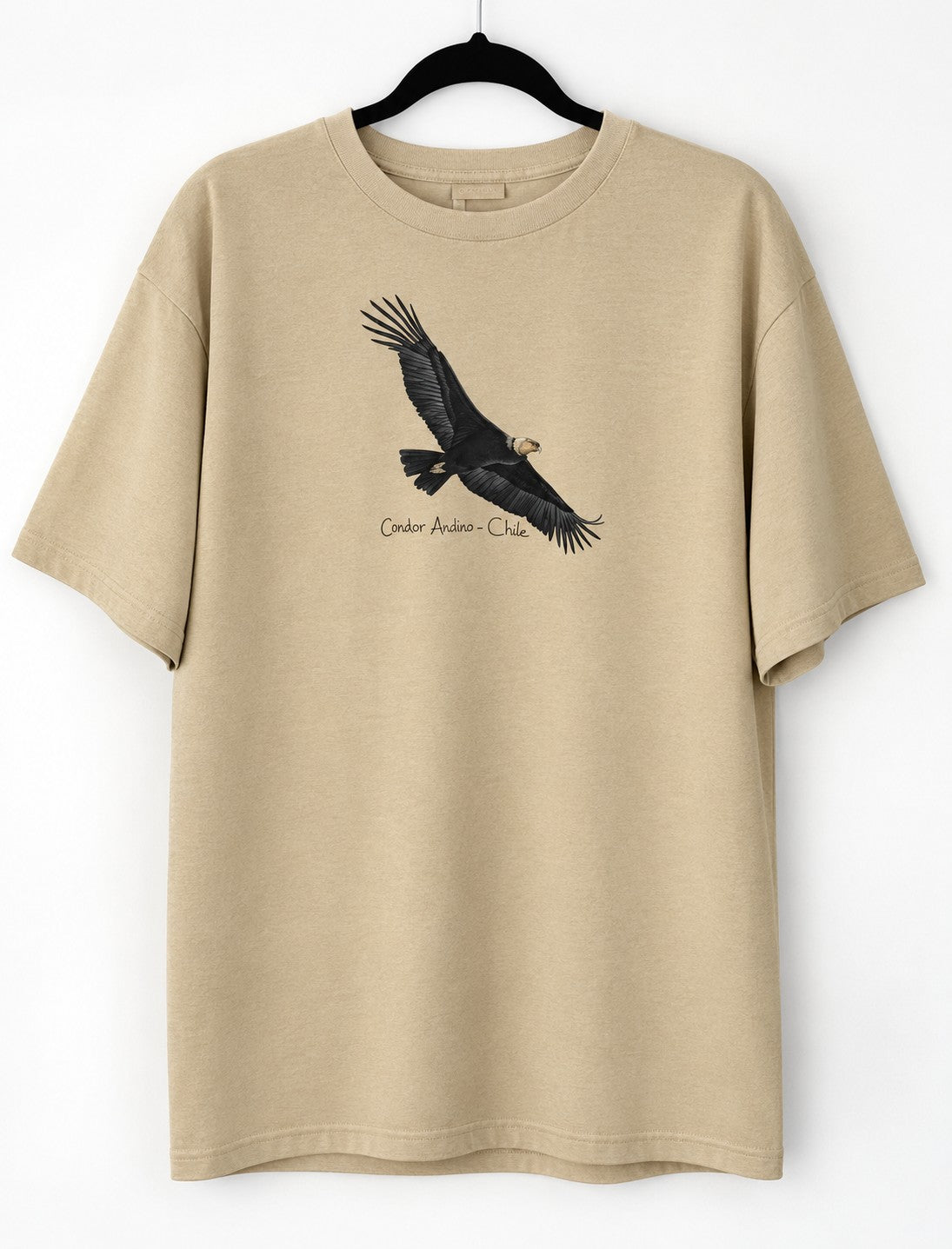 Polera Manga Corta Adultos Cóndor(BEIGE)