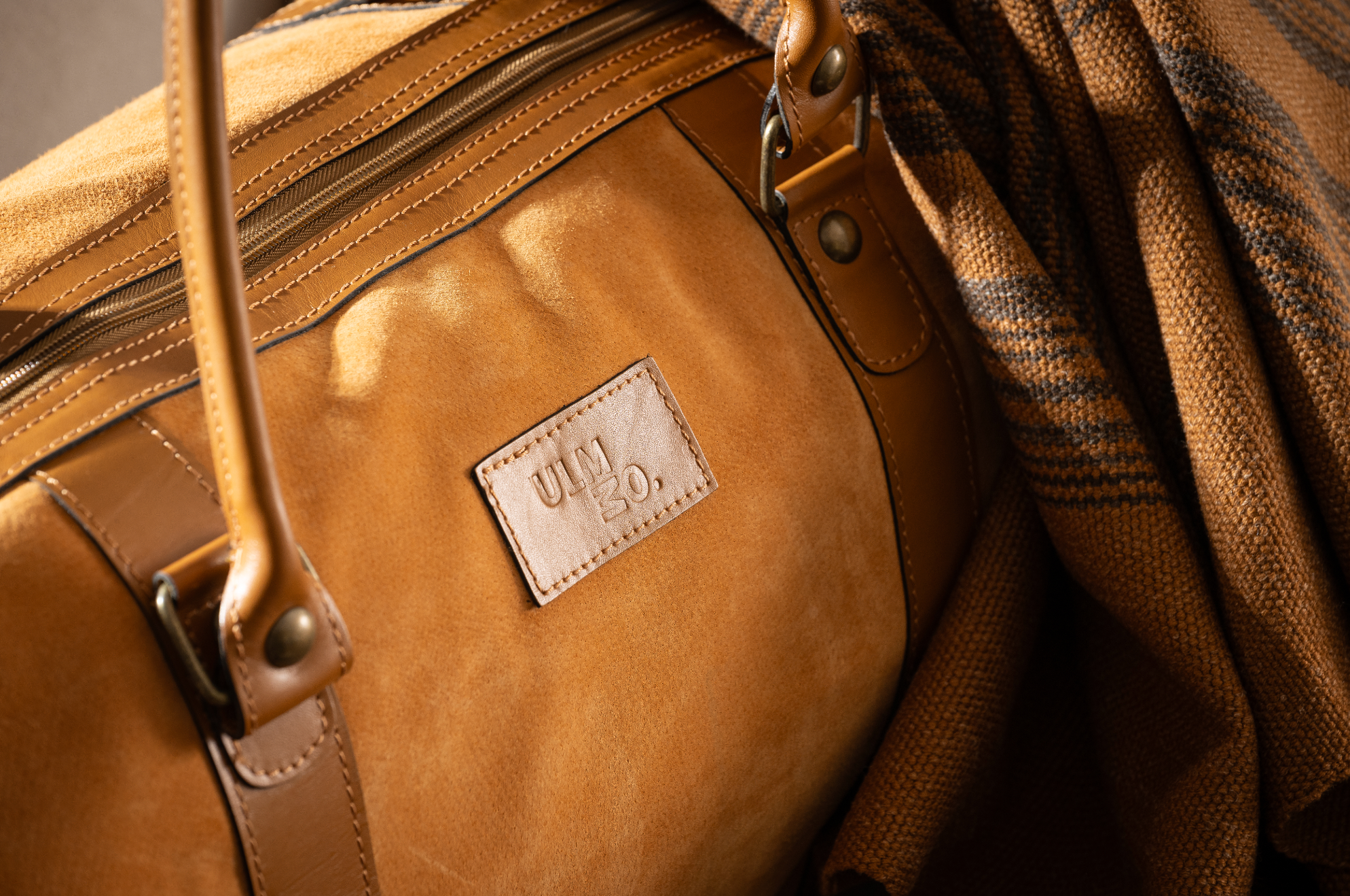 Bolso Baker Tostado - Cuero Carpincho