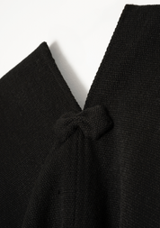 Poncho Tradicional Lana - Negro