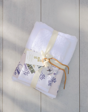 Set de Toalla Mano y Visita Flamenco Azul- ULMMO