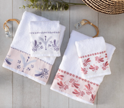 Set de Toalla Mano y Visita Flamenco Azul- ULMMO