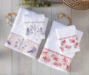 Set de Toallas Mano y Visita Flamenco Rosa- ULMMO