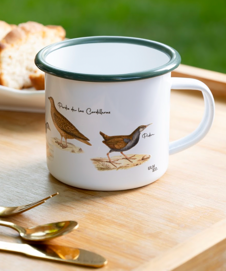 TAZÓN ENLOZADO PAJARITOS CHILENOS 3 ULMMO - Creado en Chile