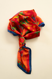 PAÑUELO  100% SEDA NATURAL MAYNA -TIRANA