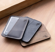 TARJETERO DE CUERO TABACO