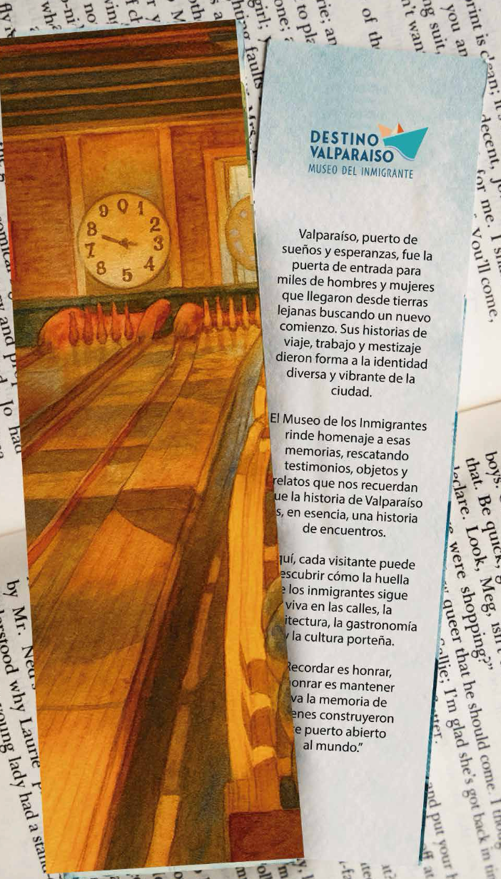 Marca Libro Bowling Museo del Inmigrante