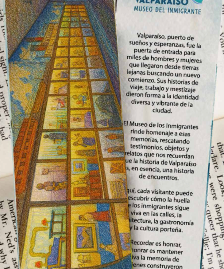 Marca Libro Maletas Museo del Inmigrante - Creado en Chile