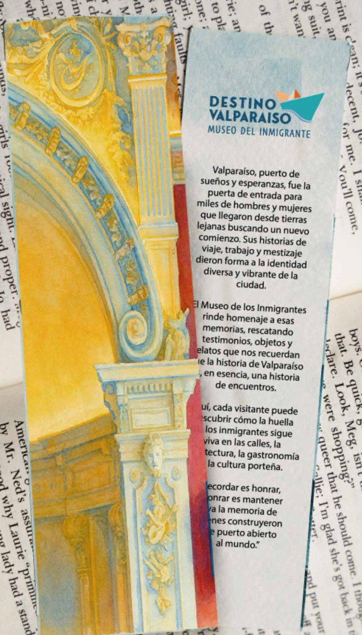 Marca Libro Teatro Museo del Inmigrante