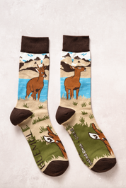 Calcetines Largos Algodón - Huemul