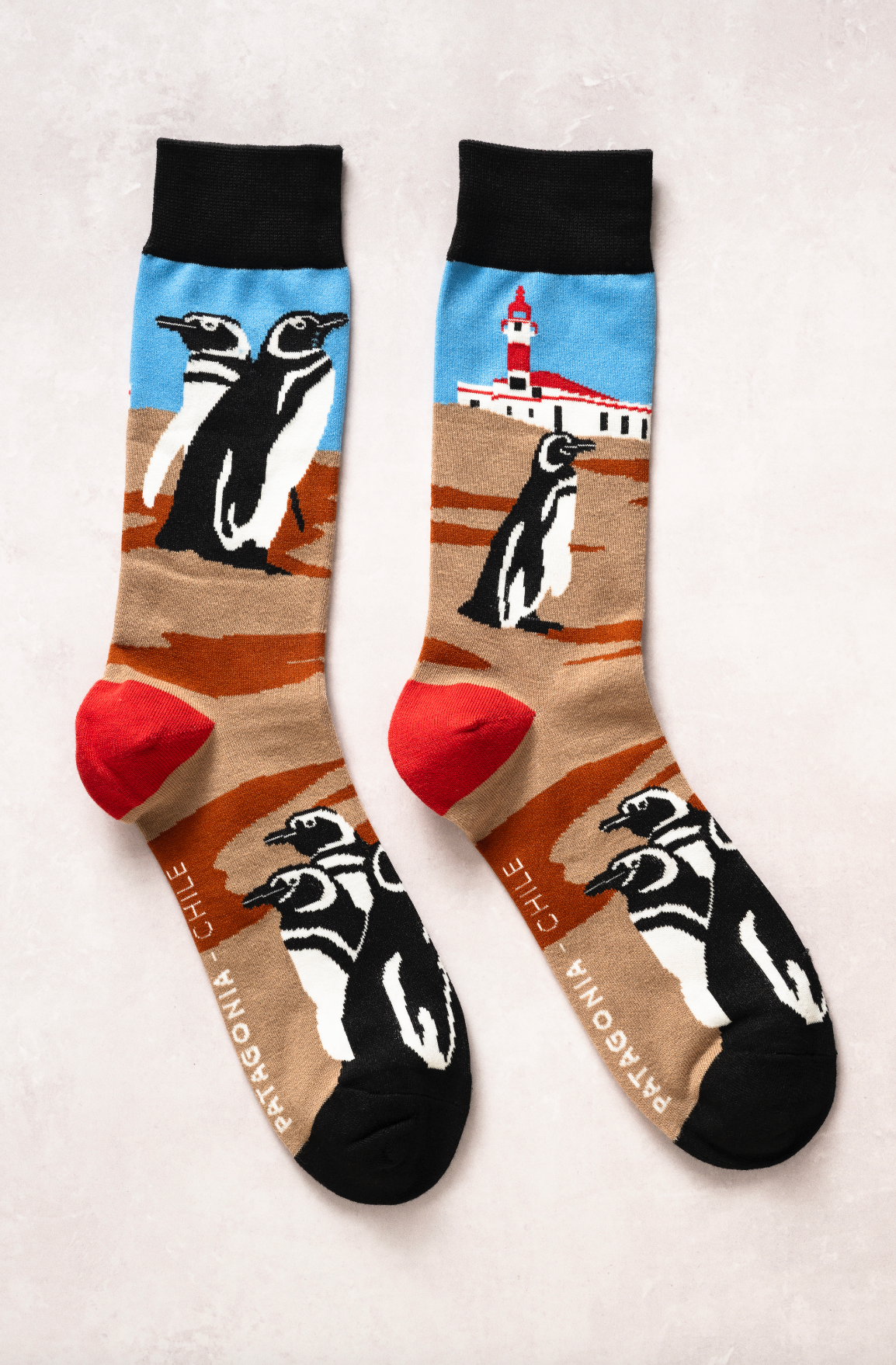 Calcetines Largos Algodón - Pingüinos de Humboldt