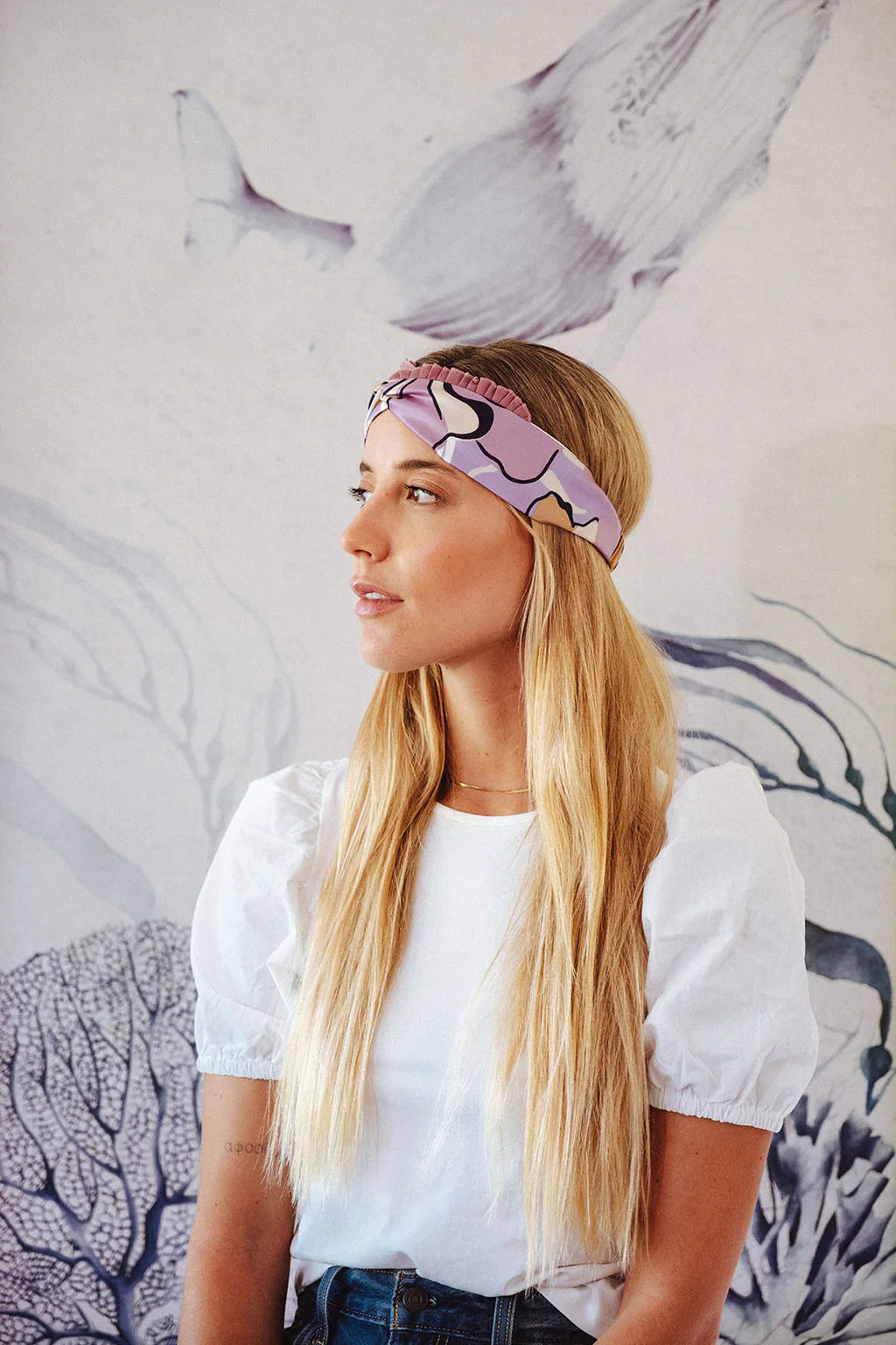 Cintillo Turbante Palo Rosa Paraíso