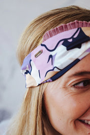 Cintillo Turbante Palo Rosa Paraíso