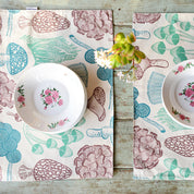 Set de 4 Individuales / Reino Fungi