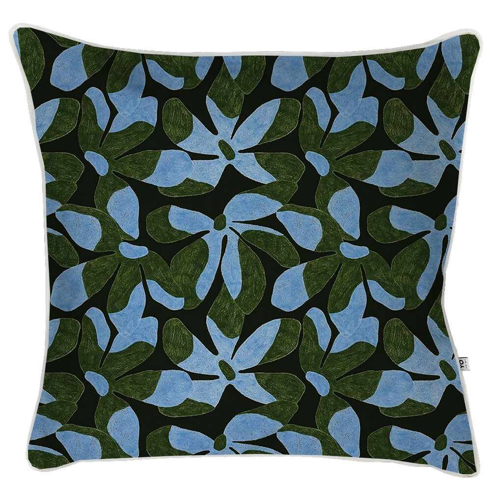 Cojín Blue Flower - 60 x 60