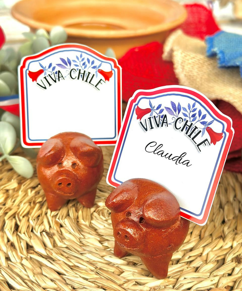 Marcador de Puesto Chanchito Pomaire 1