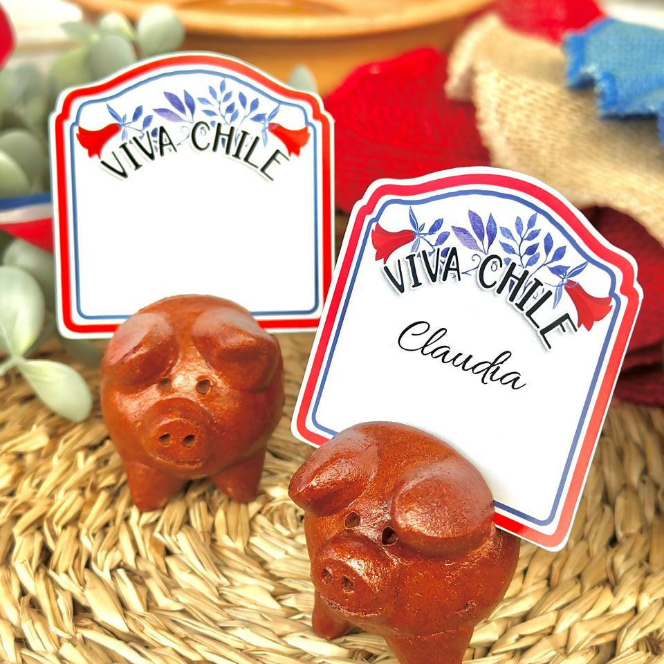 Marcador de Puesto Chanchito Pomaire 1
