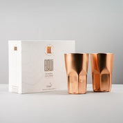 ELQUI 100% Copper Piscola Glasses, Set of 2