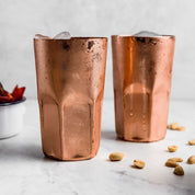 ELQUI 100% Copper Piscola Glasses, Set of 2