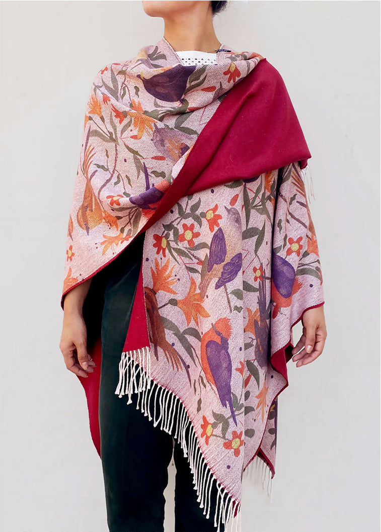 Ruana Pequeñas Aves 2