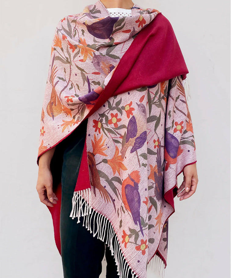 Ruana Pequeñas Aves 2