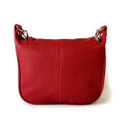 Bandolera de cuero modelo FELICIA Rojo