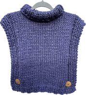 Ponchito talla L color Morado